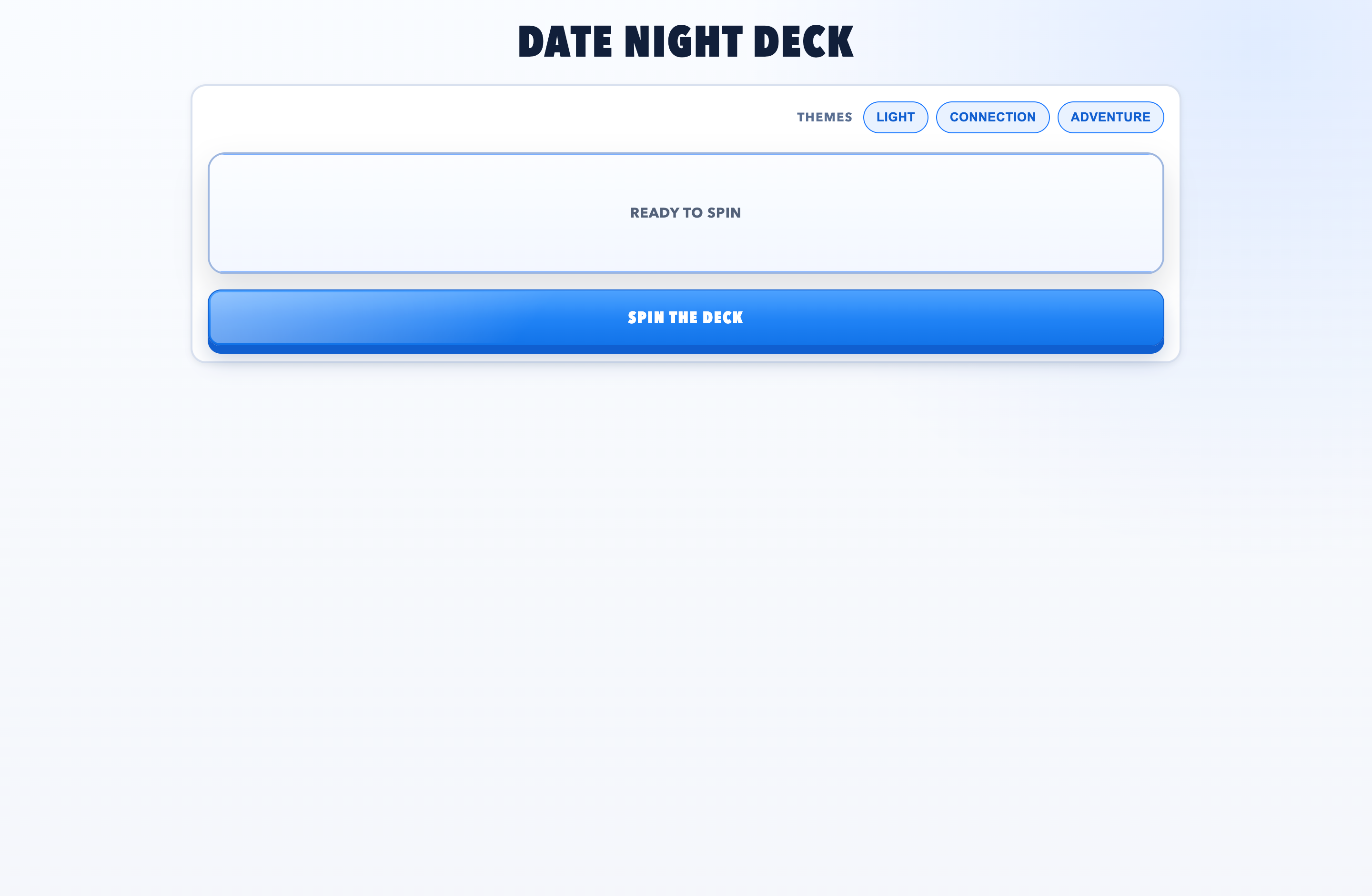 Date Night Picker app preview
