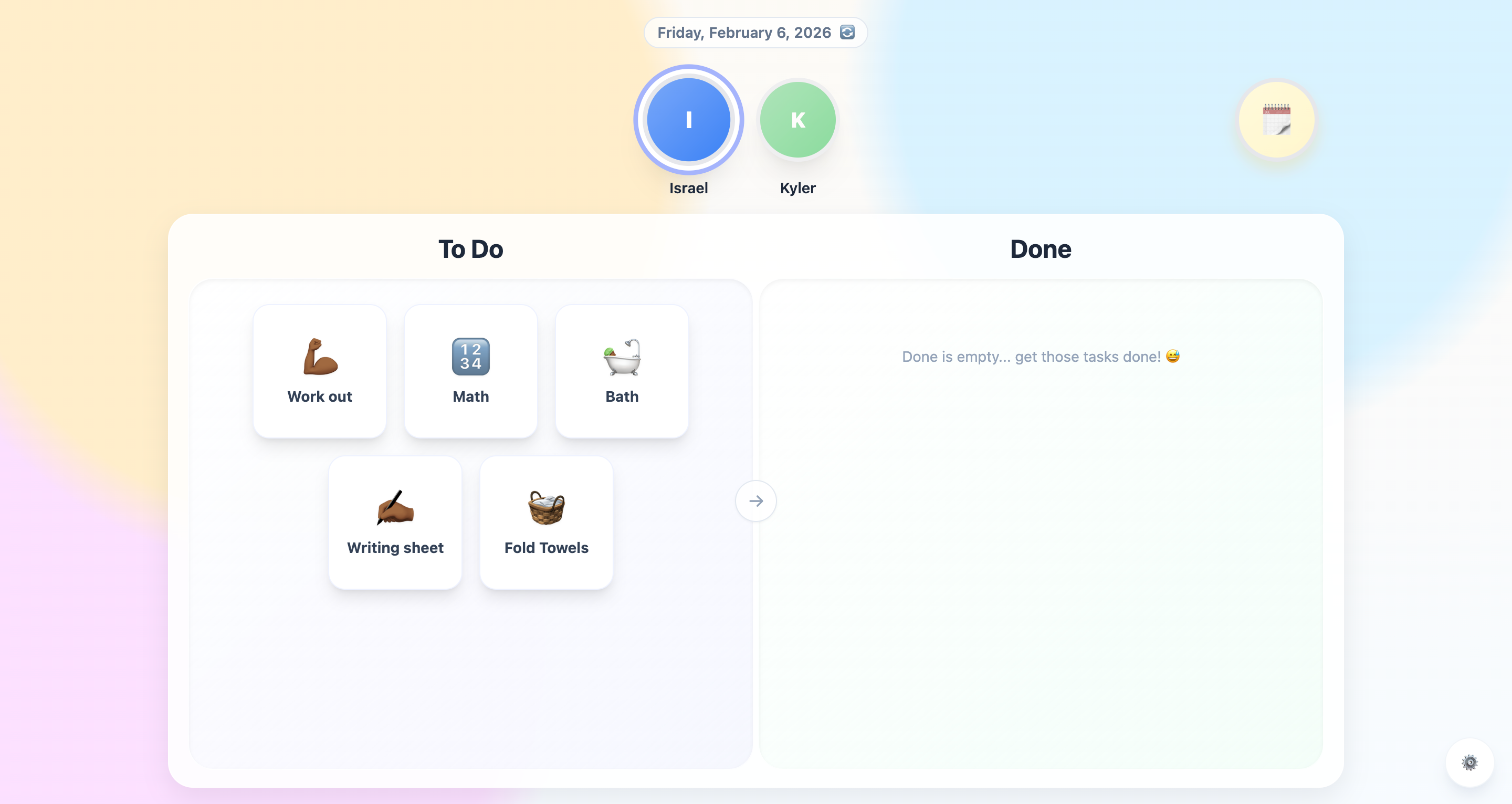 Kids Tasks app preview